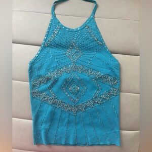 Cache Embellished Halter